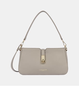 Sac rectangle Milano Horizon en cuir - Lancaster - Mastic