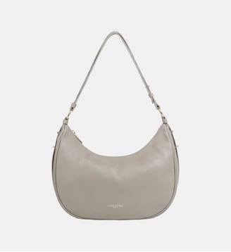 Grand sac besace Milano Aria cuir - Lancaster - Mastic