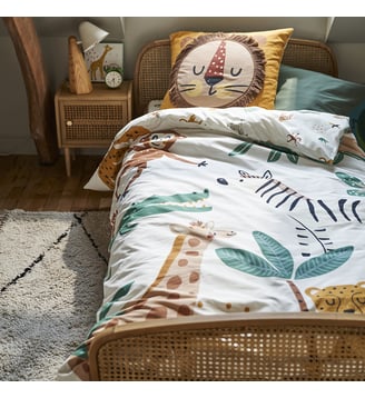 Housse de couette coton bio - La Redoute Interieurs - Blanc
