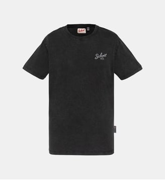 T-shirt city district - Schott - Noir clair
