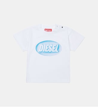 T-shirt avec logo - Diesel Kids - Blanc