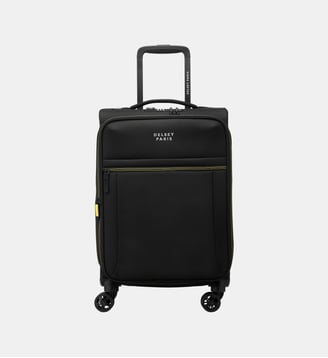 Valise cabine souple extensible Brochant 4R 55 cm - Delsey Paris - Noir