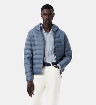 Doudoune déperlante coupe-vent - Lacoste - Gris