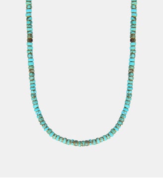 Collier   - Ninon - Satellite - Bleu turquoise