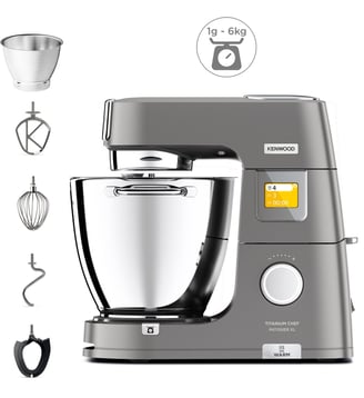 Robot pâtissier KWL90.009SI Titanium Chef Patissier XL - Kenwood - Gris