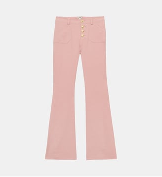 Pantalon Charlotte en coton - Ines de la Fressange Paris - Rose