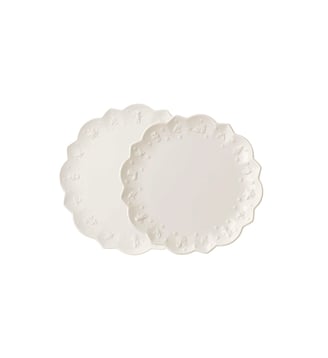 Assiettes, set 8pcs - Villeroy & Boch - Blanc