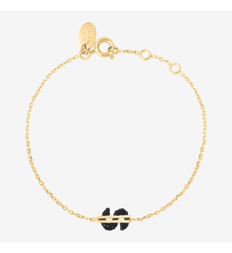 Bracelet doré jet dollar - casino Caroline Najman