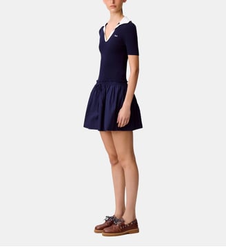 Robe bi-matière maille - Claudie Pierlot - Marine