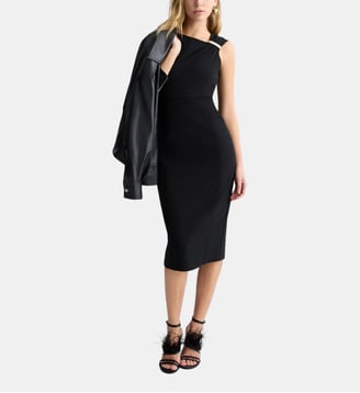 Robe fourreau en crêpe - Liu Jo - Noir