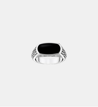 Bague Chemin de vie noir - Thomas Sabo - Argent