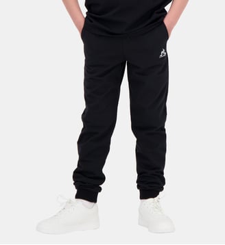 Jogging slim en coton - Le Coq Sportif - Noir