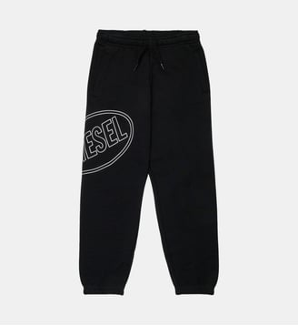 Pantalon en molleton avec logo - Diesel Kids - Noir