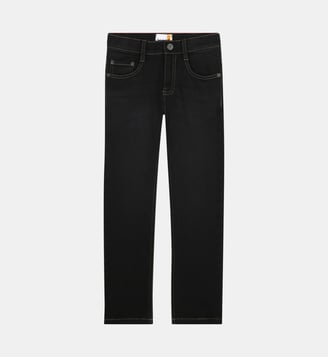 Pantalon en denim en maille - Timberland - Noir denim