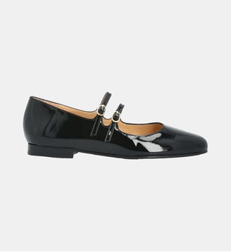 Babies bac - cuir vernis - Charles Kammer - Noir