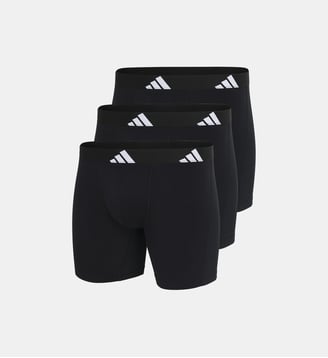 Boxers, lot de 3, long ACTIVE FLEX COTTON - Adidas Originals - Noir