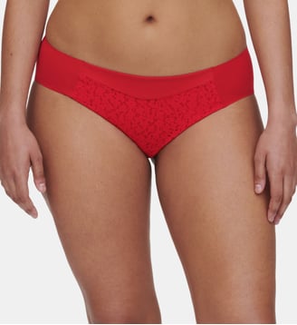 Slip maille douce - Chantelle - Coquelicot