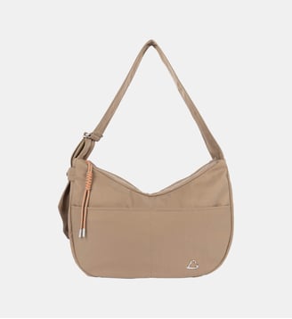 Très grand sac besace Basic Love - Lancaster - Praline