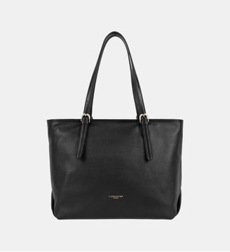 Sac cabas épaule Dune en cuir - Lancaster - Noir