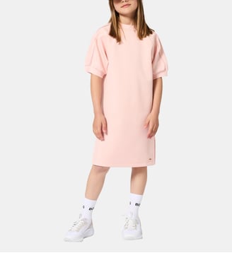 Robe manches courtes - BOSS Kidswear - Rose pétale