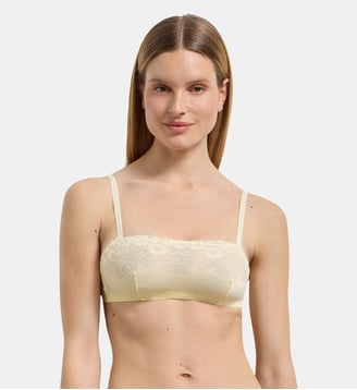 Soutien-gorge bralette sans armatures Slow Days Fresh Vibes - Dim - Jaune pâle
