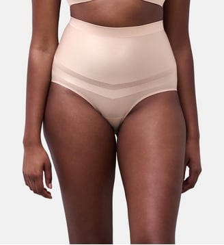 Culotte gainante taille haute - Chantelle - Beige doré