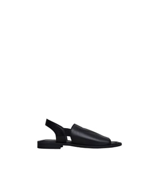 Sandales plates Jess en cuir - Jonak - Noir