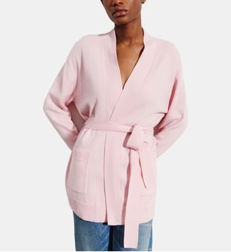 Veste ample ceinturée en cachemire - Bompard - Sakura