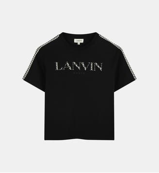 T-shirt à manches courtes - Lanvin Kids - Black