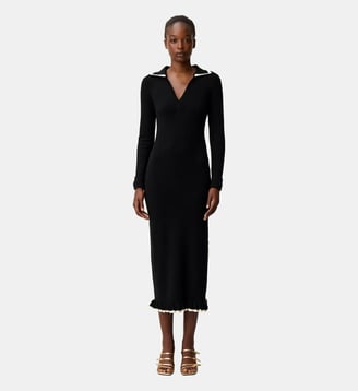 Robe longue maille - Claudie Pierlot - Noir