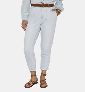 Jean Chino En Coton Sabil - Maison 123 - Pure bleached