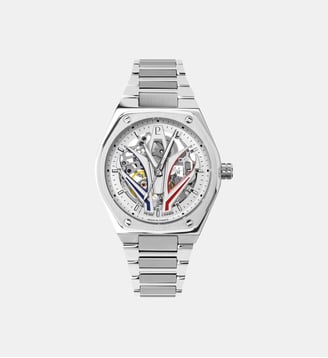 Montre automatique Ardent Argenté, Blanc, Bleu, Rouge 324D101 - Pierre Lannier - Argenté