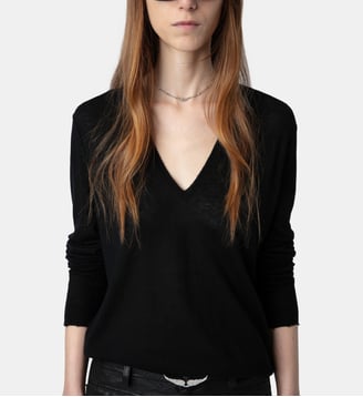 Pull Rivy 100% Cachemire - Zadig&Voltaire - Noir