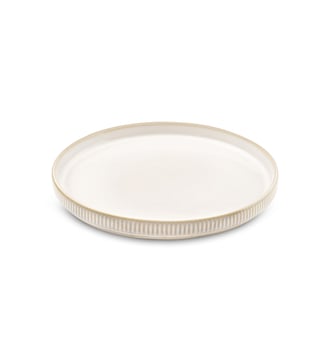 Assiette à dessert  par 6 - Médard de Noblat - Beige