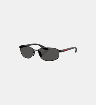 Lunettes de soleil Ovale PS B53S - Prada Linea Rossa - Noir