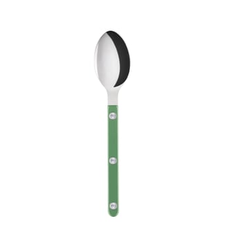 Petite cuillère, - Sabre - Vert jardin