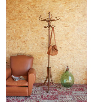 Porte-manteau en bois Max N°335- Produit chiné - Debongout - Bois clair