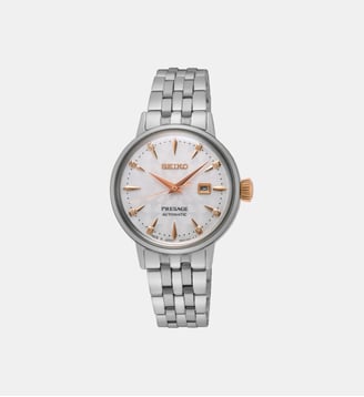 Montre automatique Presage Blanc SRE009J1 - Seiko - Argenté