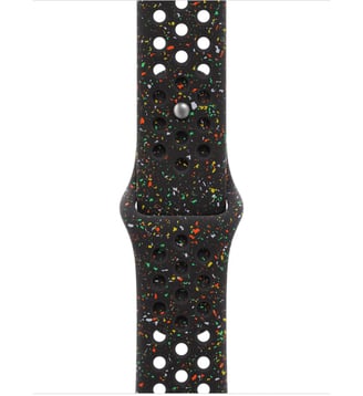 Bracelet 40 mm - S/M Sport Nike Noir nuit - Apple - Bleu