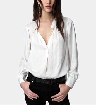 Blouse Tink Satin - Zadig&Voltaire - Blanc