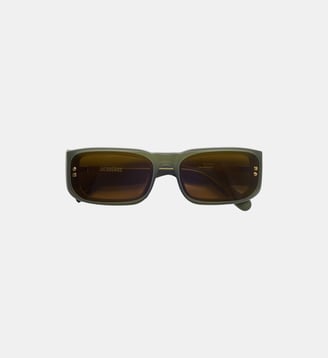 Les Lunettes Pisco - Jacquemus - Dark green mat