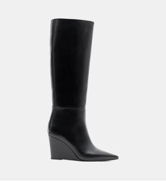 Vista - Bottes En Cuir Lisse Noir - Parallèle - Noir