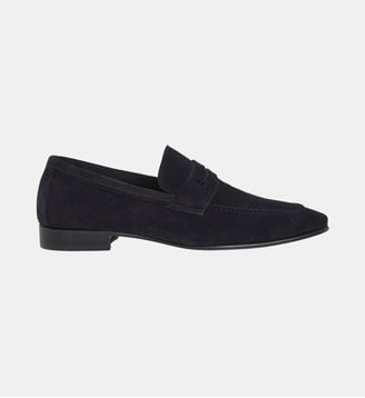 Mocassin Howard En Daim Doux - Hackett London - Dulwich blue