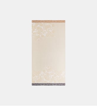 Drap de plage Barbarde 100% coton - Le Jacquard Francais - Beige clair