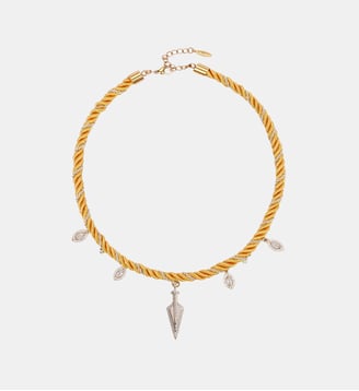 Collier cordon pampilles NINE - Hipanema - Jaune