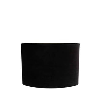 Abat-jour Velours - Noir - 45x21x32cm - Light & Living - Noir