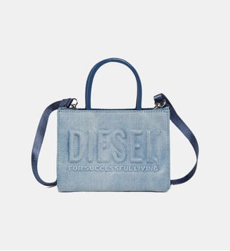 Mini sac avec logo frontal - Diesel Kids - Denim bleu
