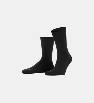 Chaussettes Run Coton - Falke - Noir basic