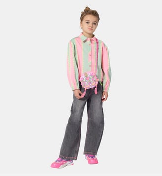 Pantalon en denim - Billieblush - Bleu délavé