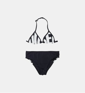 Bikini avec logo imprimé - Diesel Kids - Noir